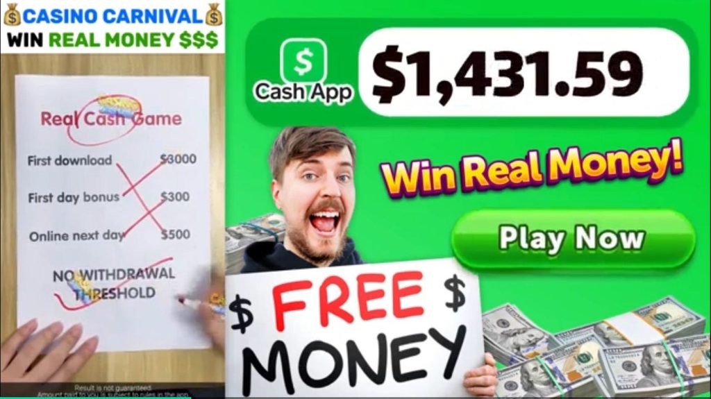 Real Money Play with Mister Beast Casino App